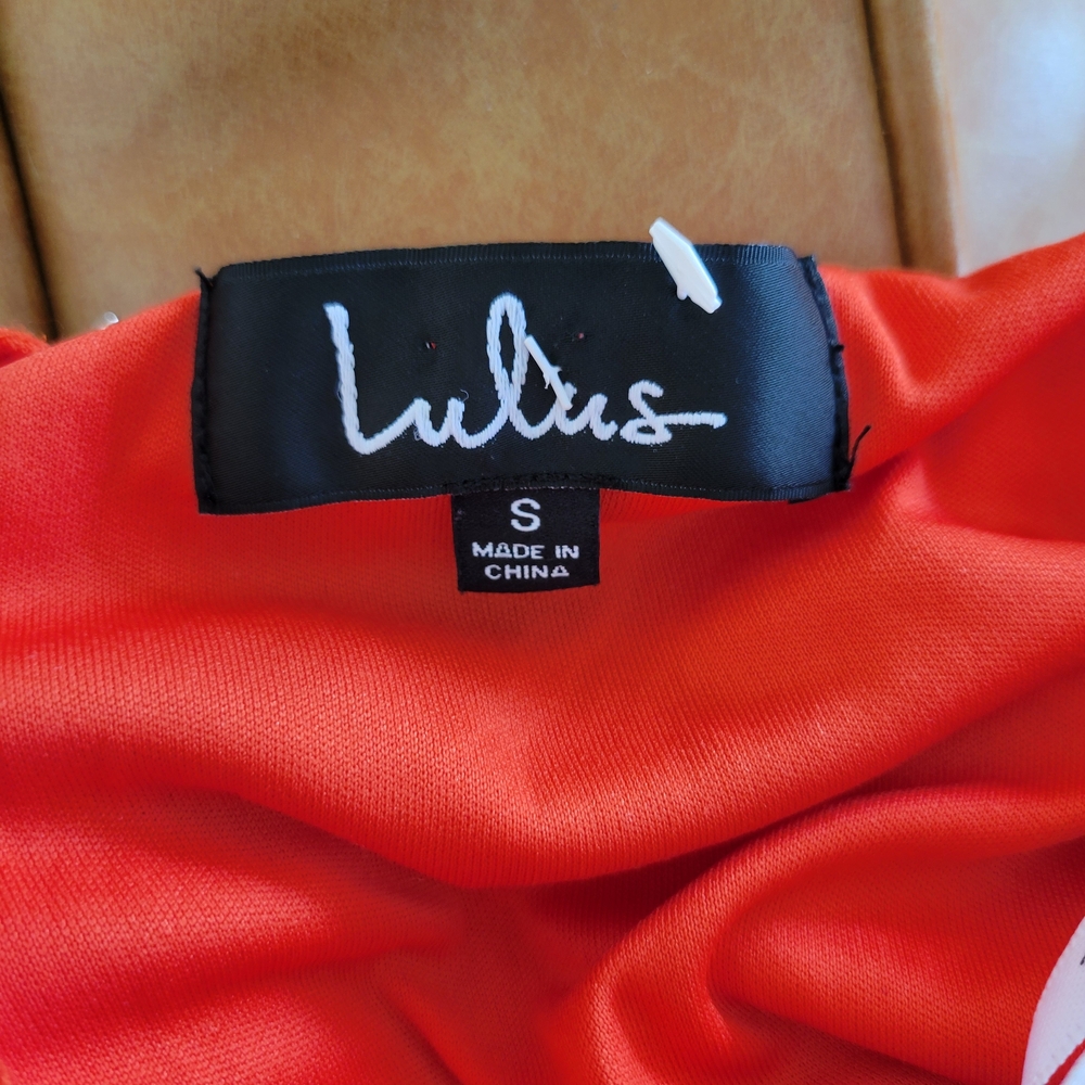 Lulu's Bright Orange Strappy Back Maxi Dress - Picture 2 of 8